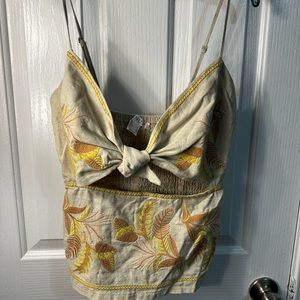 NWOT VENUS khaki tank/blouse